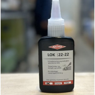 NICRO LOK 22-22 50 ml  Csavarrögzítő kis szilárdságú