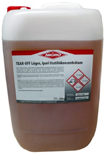 NICRO TEAR-OFF 200 kg  Lúgos ipari tisztítókoncentrátum