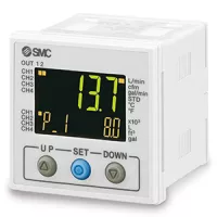  PFG200, Multi-Channel Digital Flow Sensor Monitor, 3 Screen 3 Color, 4 Inputs / 5 Outputs, IP65, IO-Link