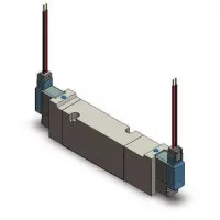  VQZ**5*, VQZ1000/2000/3000 sorozat, 5-utú mágnesszelep, alaplapra szerelhető